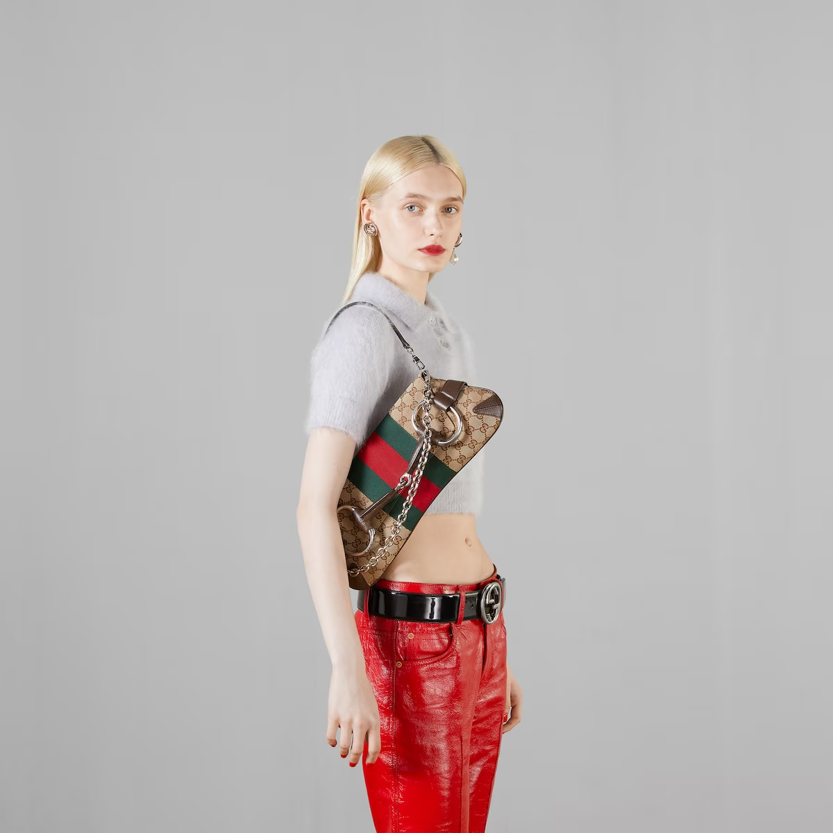 GUCCI HORSEBIT CHAIN MEDIUM SHOULDER BAG